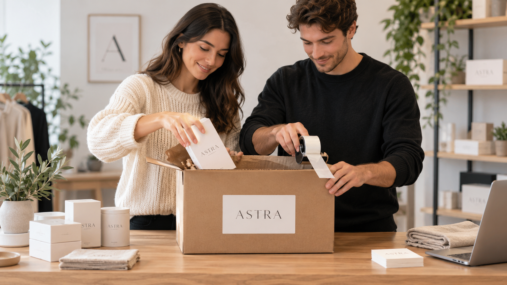 Preparación de un pedido de Astra Store